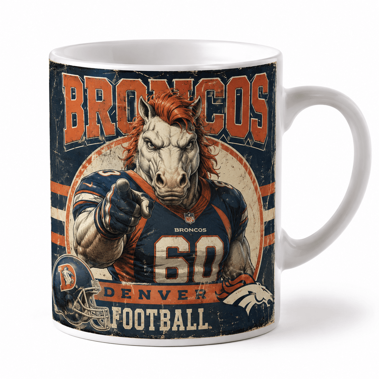 Taza BRONCOS Modelo 4