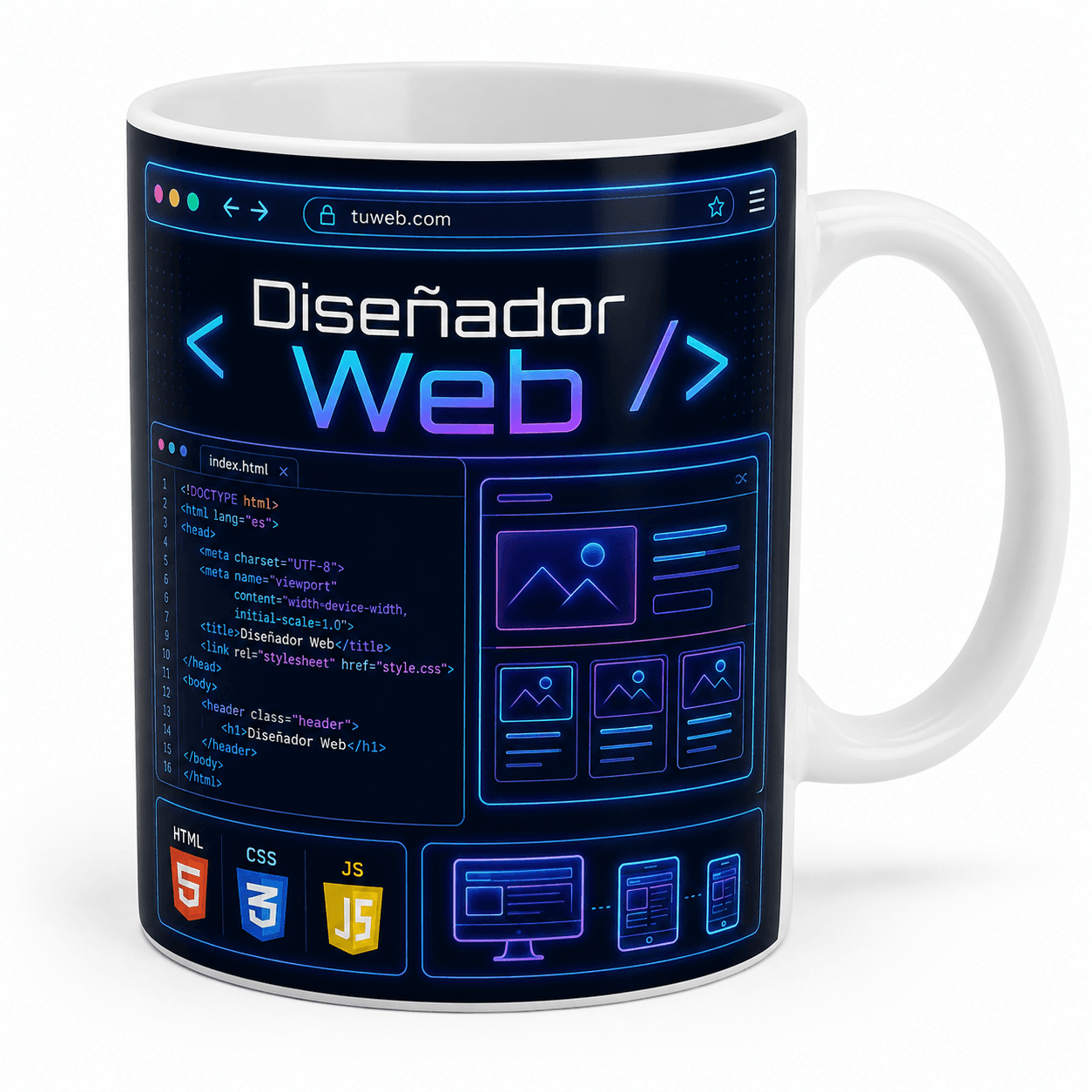 Taza DISEÑADOR WEB Modelo 4