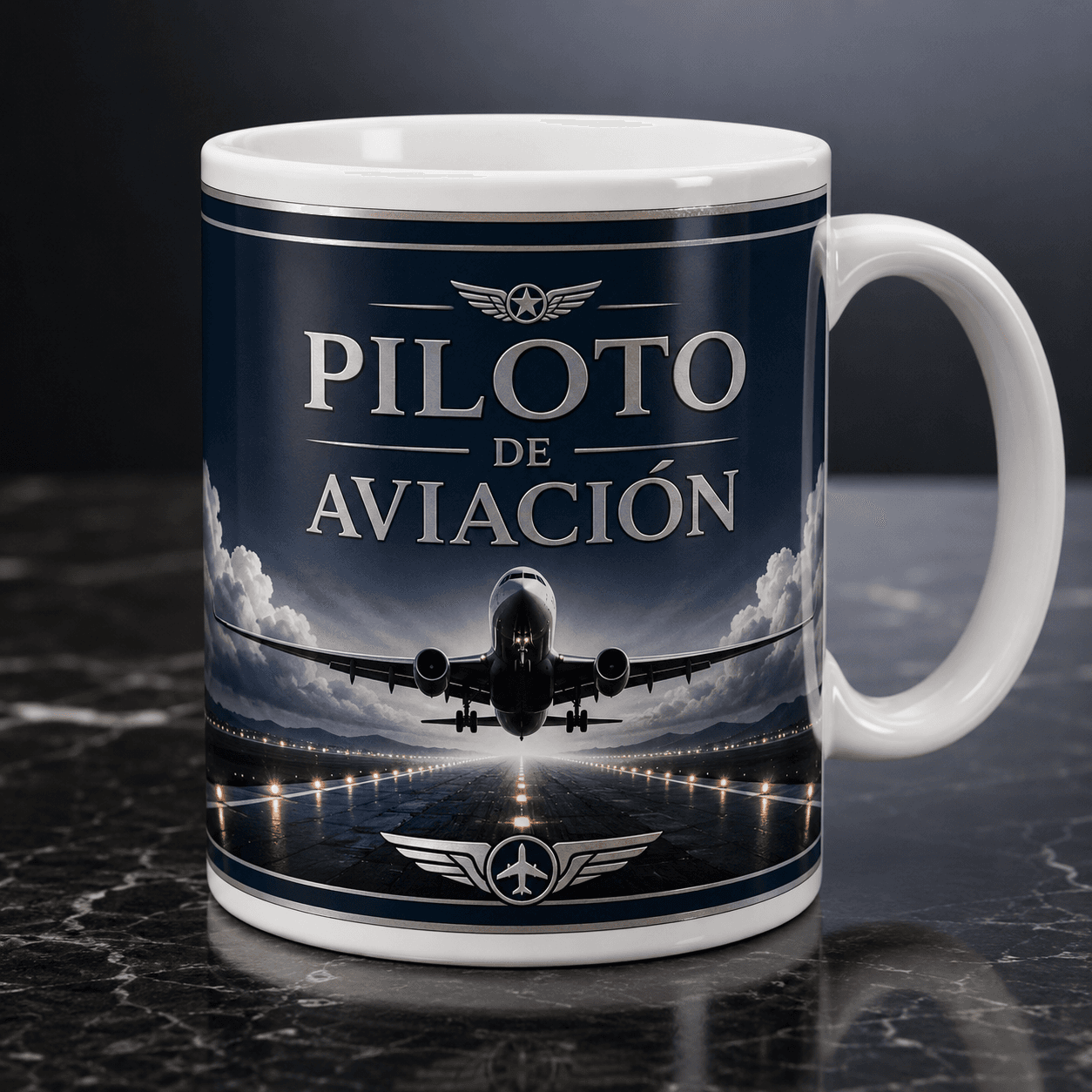Taza PILOTO DE AVIACION Modelo 1