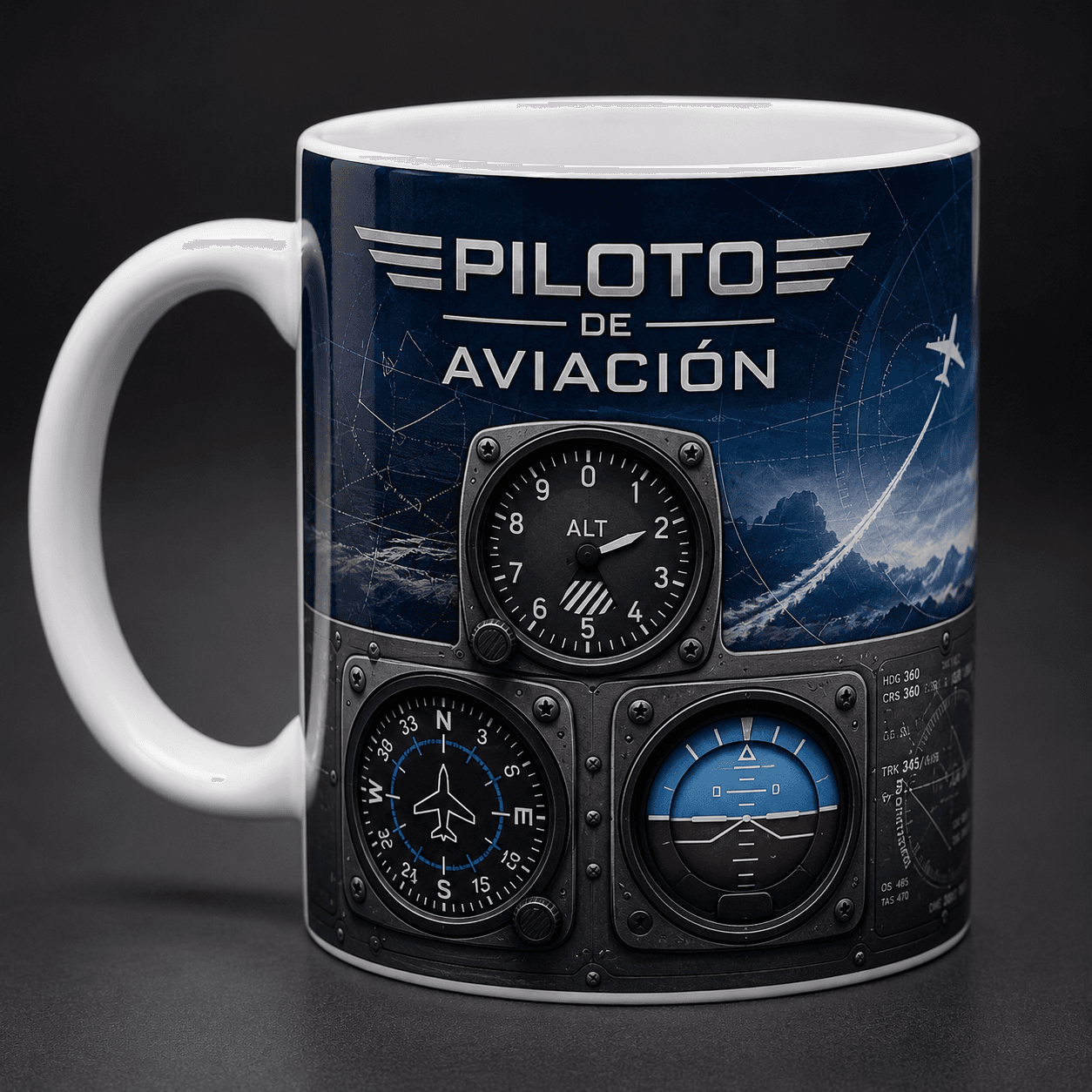 Taza PILOTO DE AVIACION Modelo 2