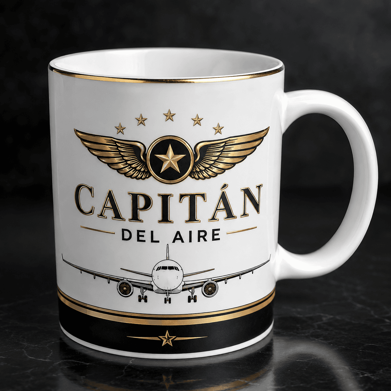 Taza PILOTO DE AVIACION Modelo 3