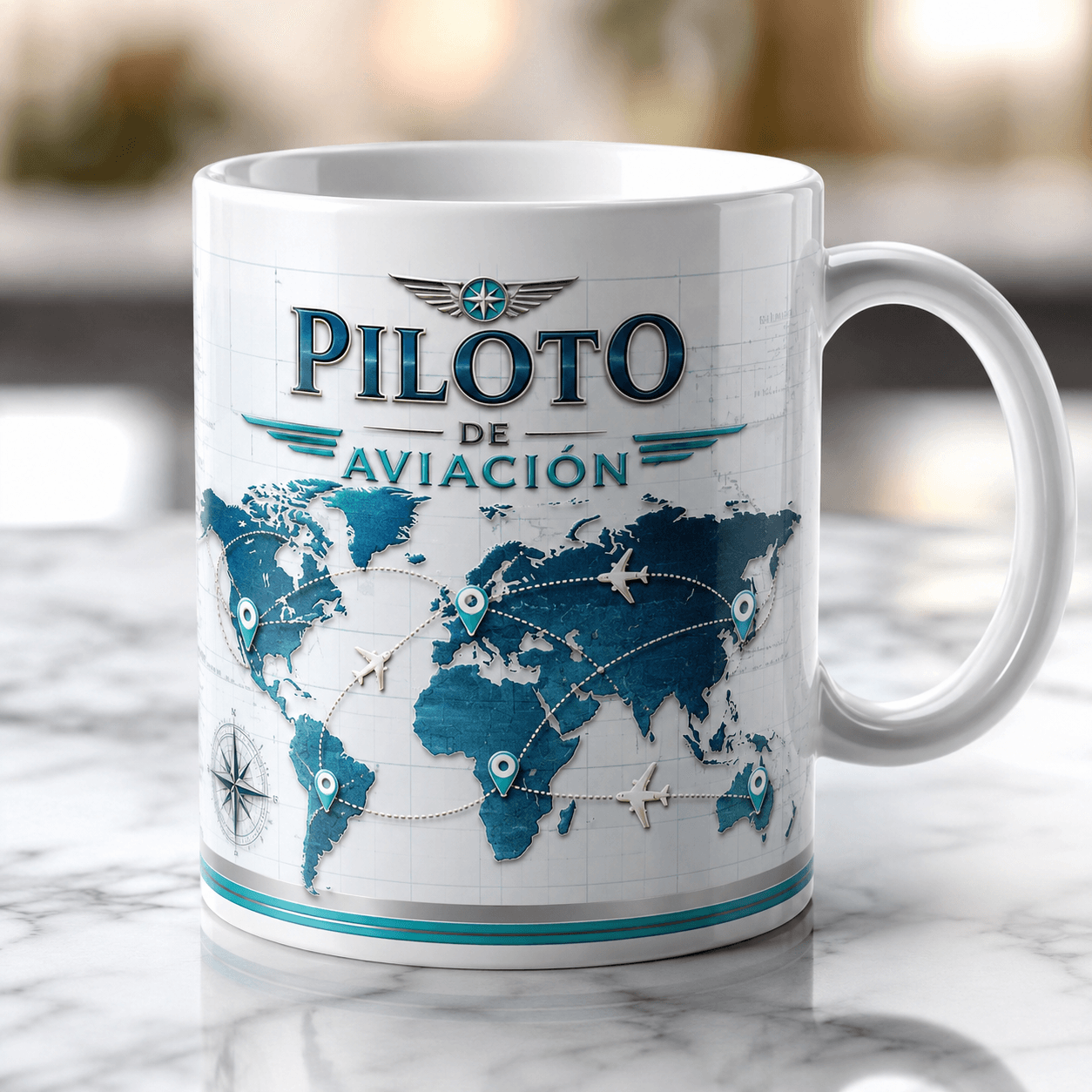 Taza PILOTO DE AVIACION Modelo 4