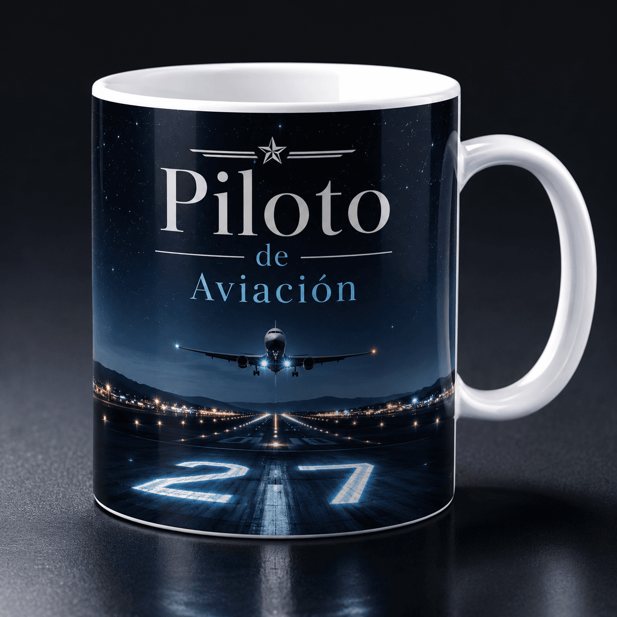 Taza PILOTO DE AVIACION Modelo 10
