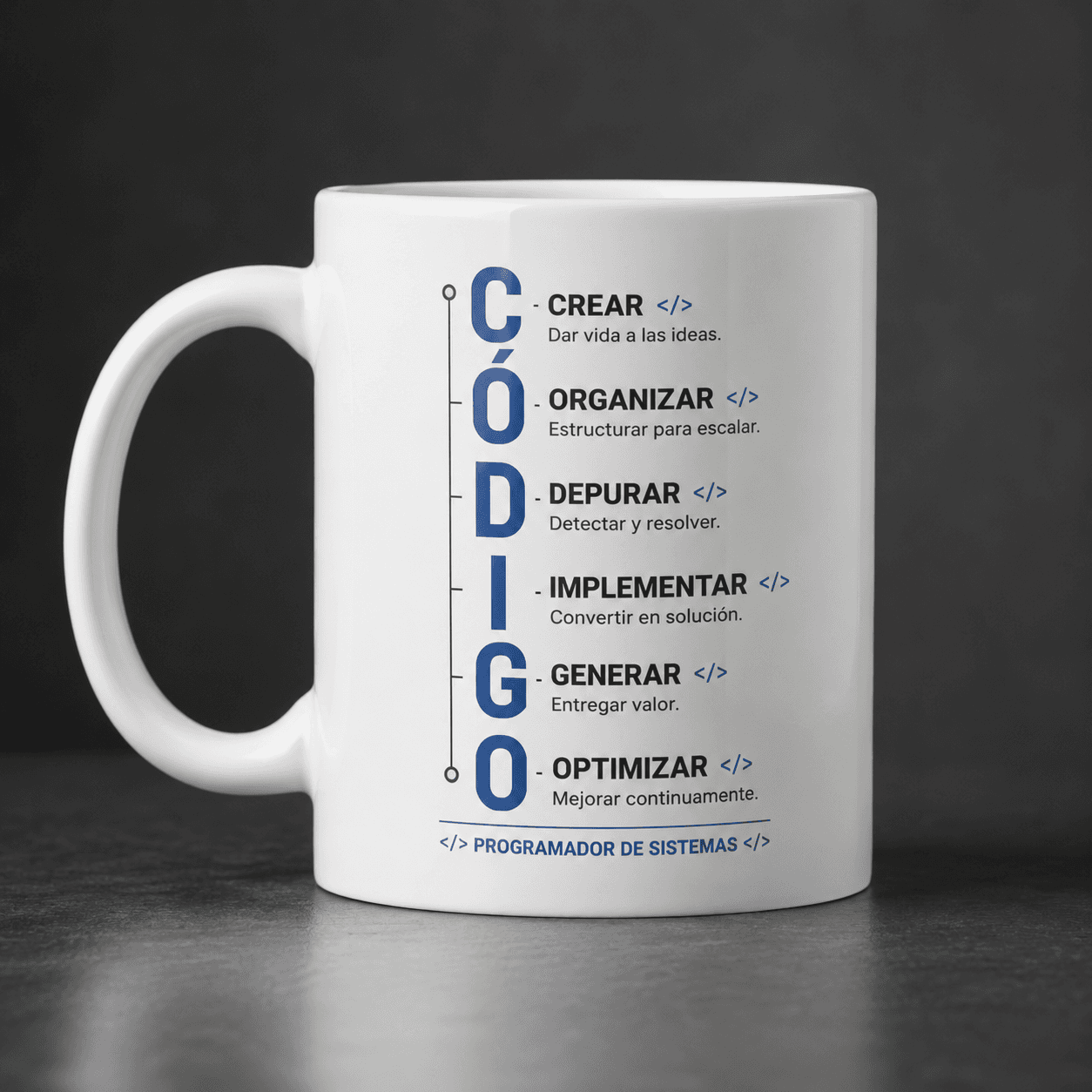 Taza PROGRAMADOR Modelo 8