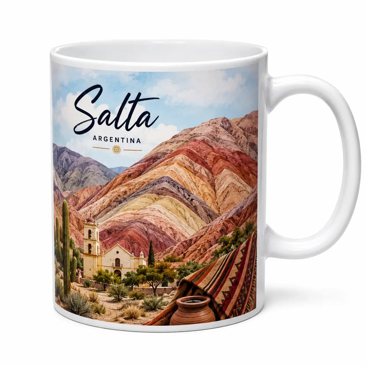Taza Maravillas Nacionales - Argentina Modelo 8