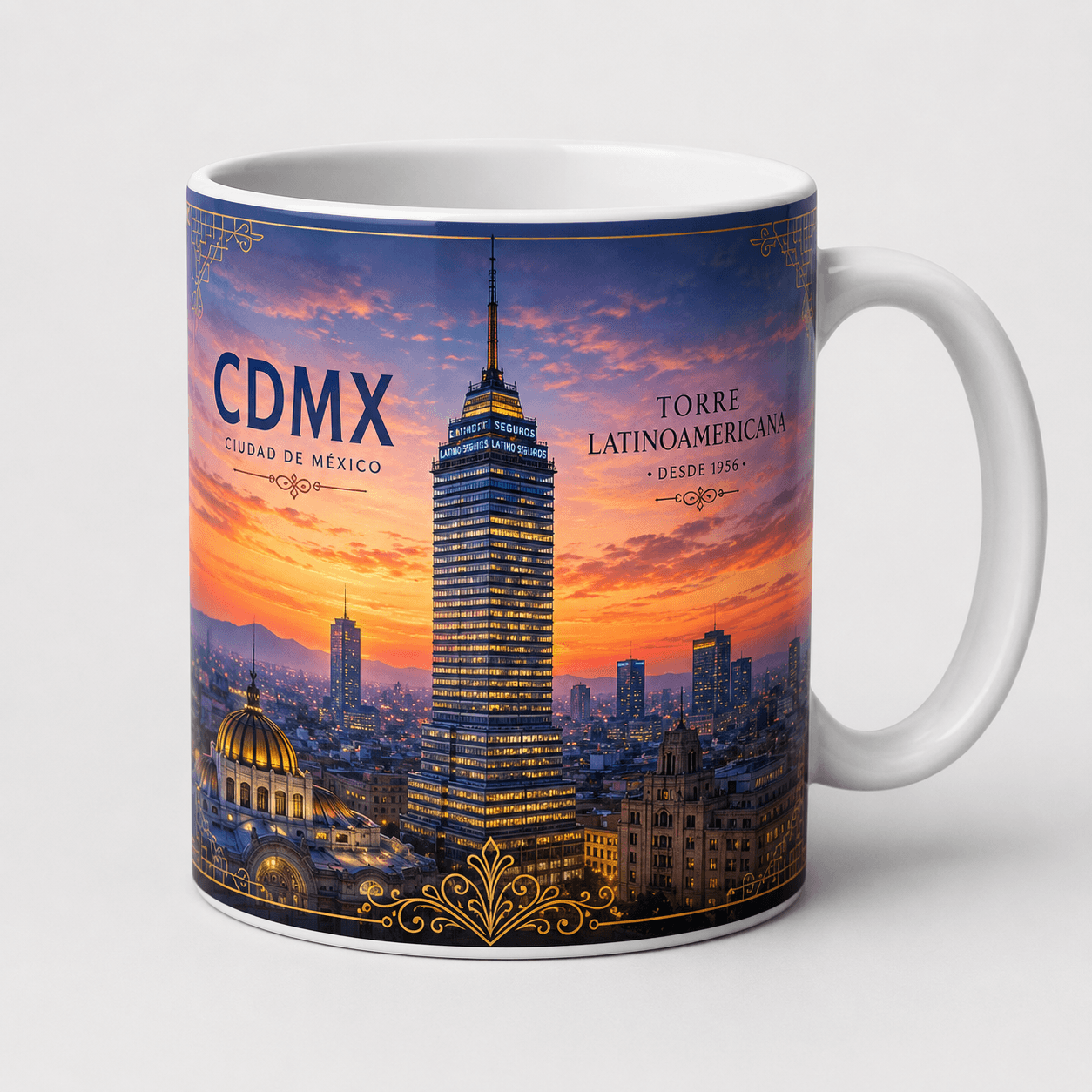 Taza Maravillas Nacionales - México Modelo 11