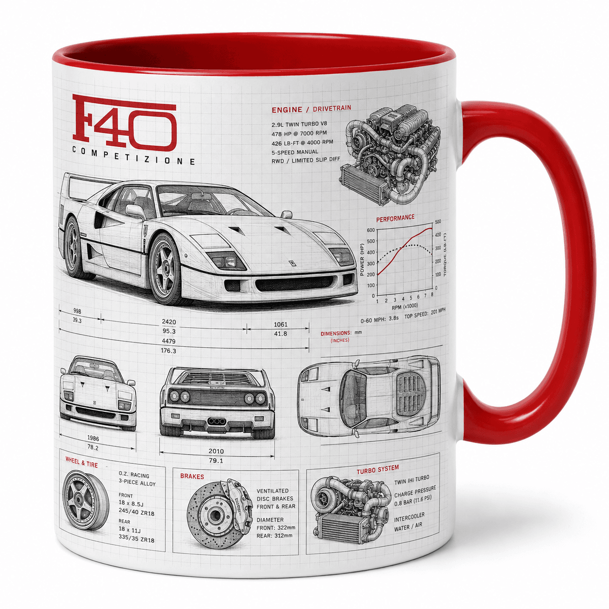 Taza Ferrari Modelo 01
