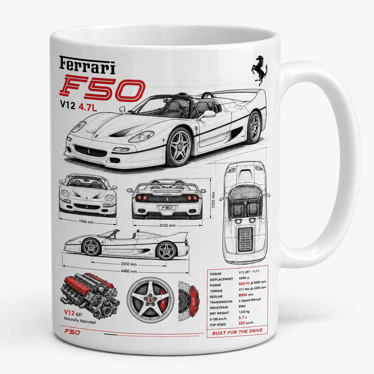 Taza Ferrari Modelo 17