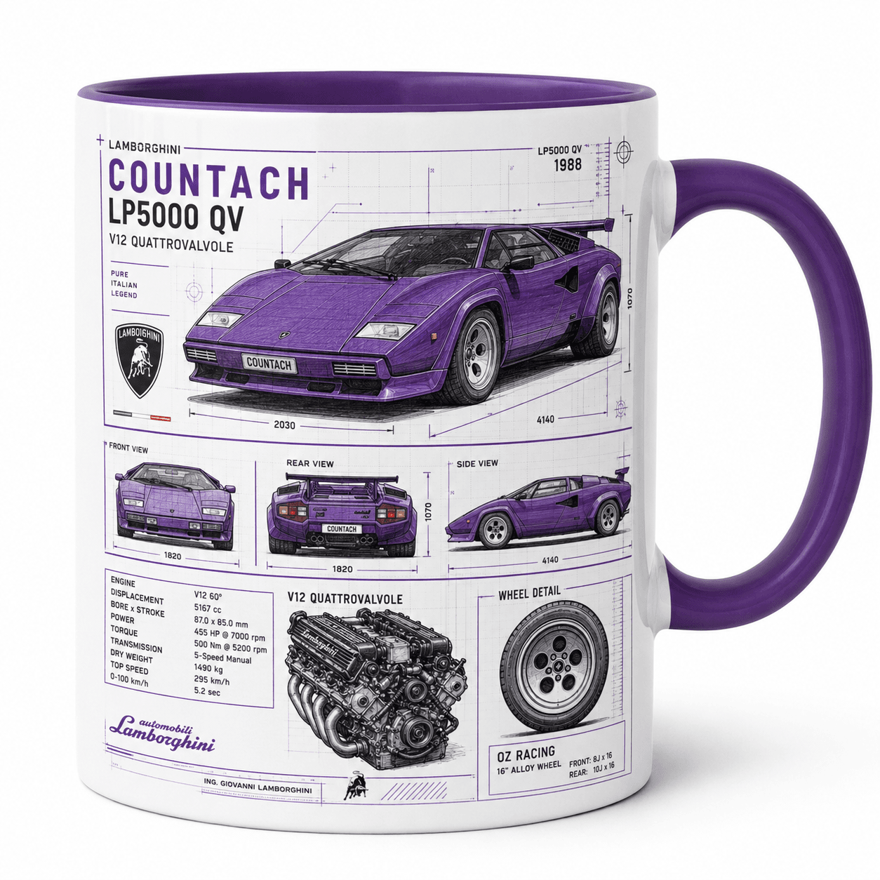 Taza Lamborghini Modelo 02