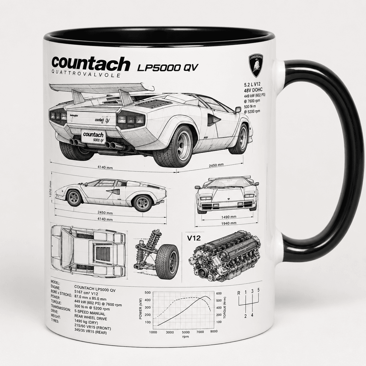 Taza Lamborghini Modelo 04