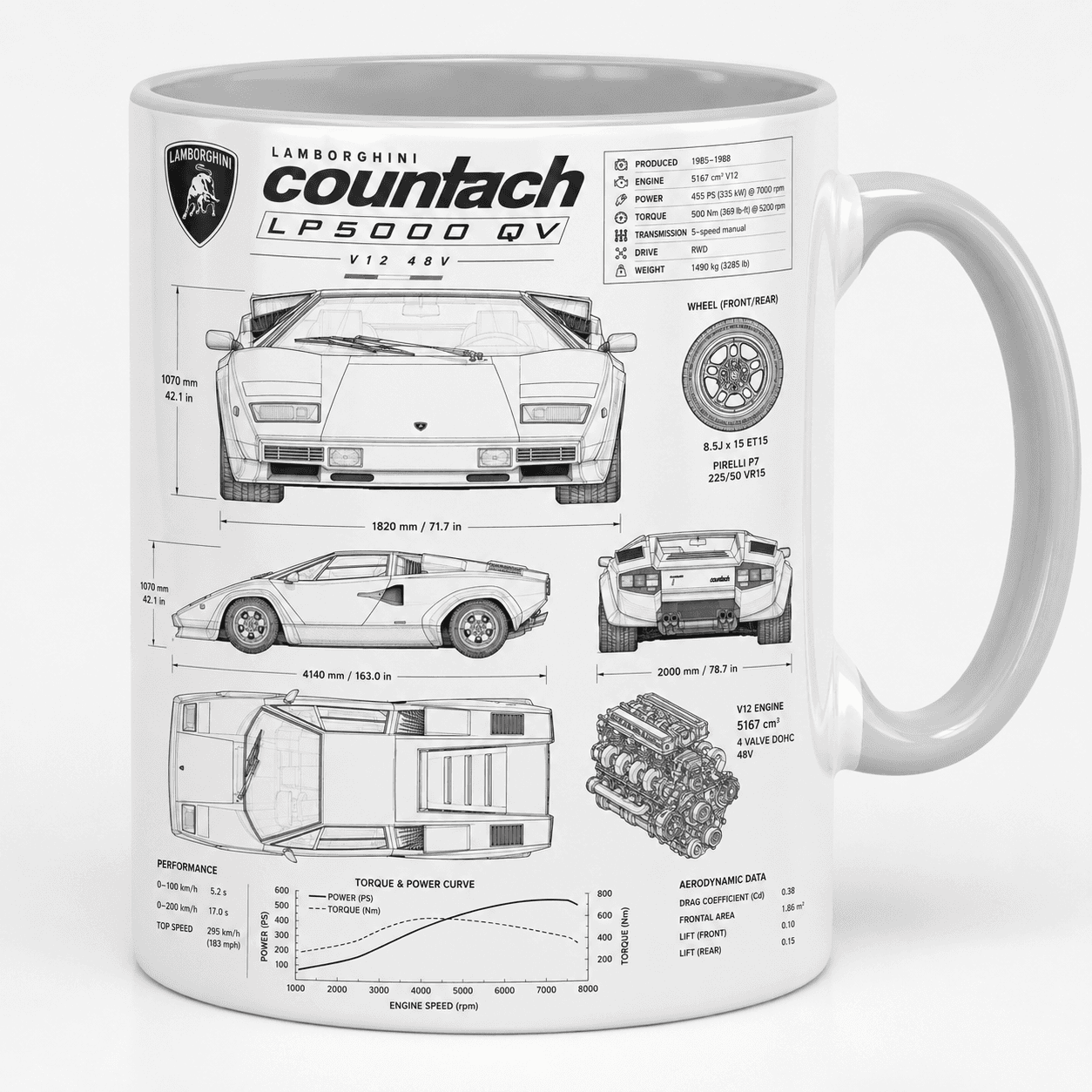 Taza Lamborghini Modelo 05