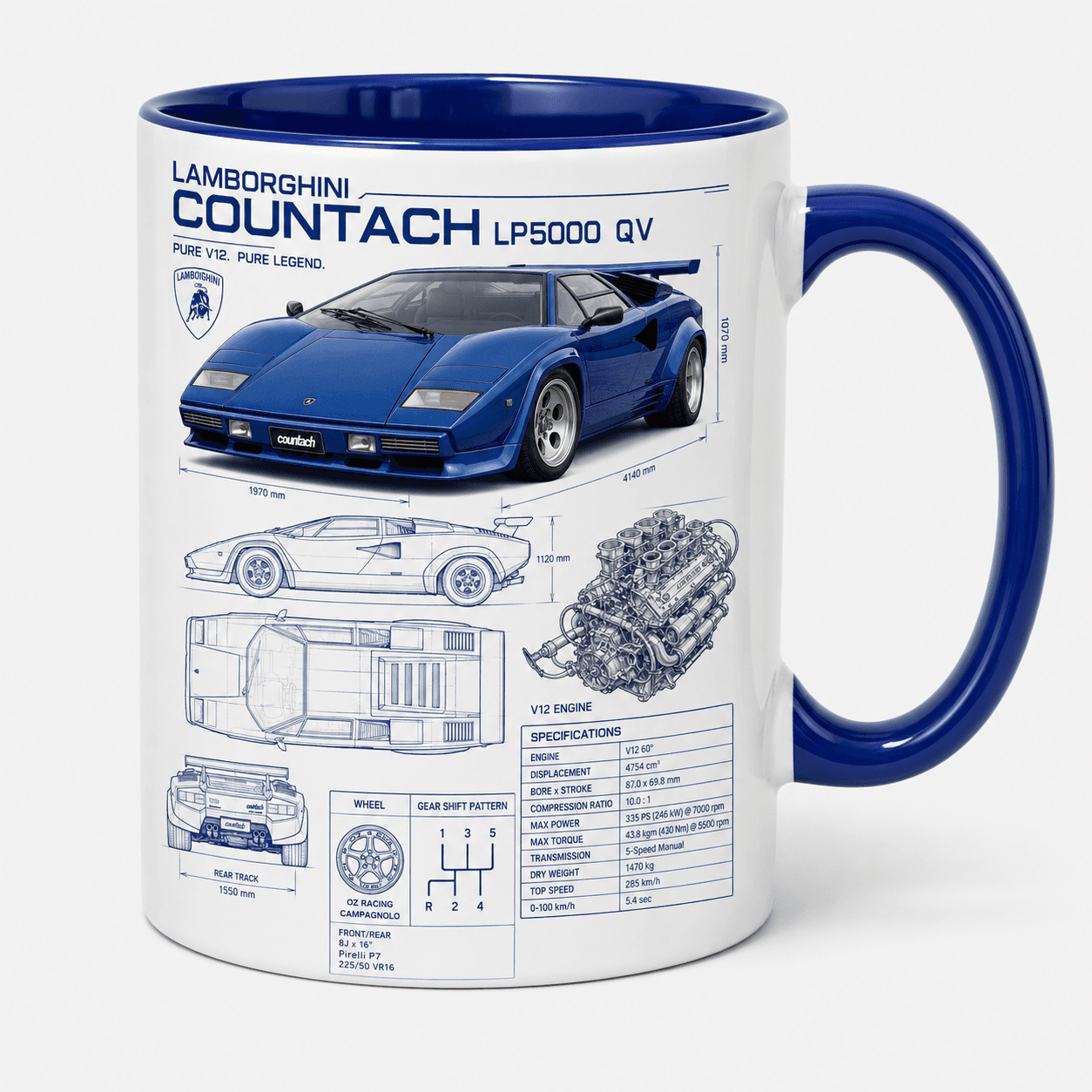 Taza Lamborghini Modelo 06