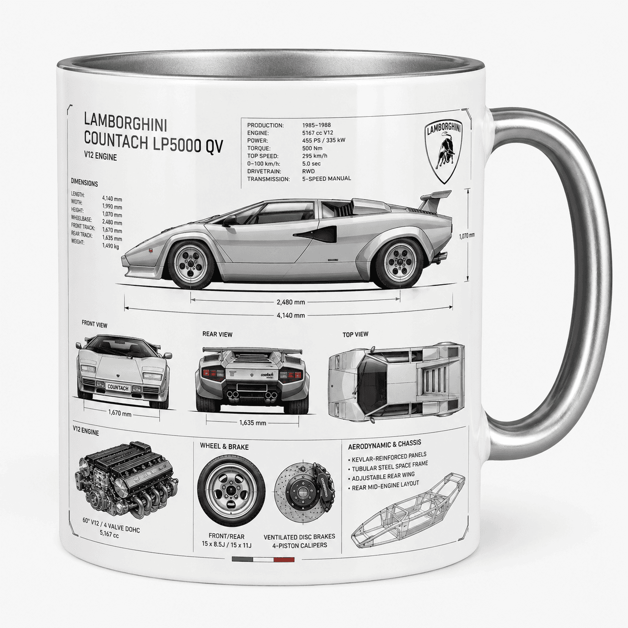 Taza Lamborghini Modelo 07