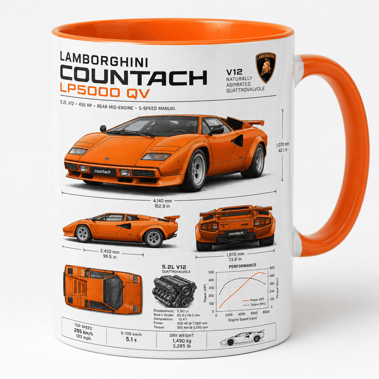 Taza Lamborghini Modelo 09