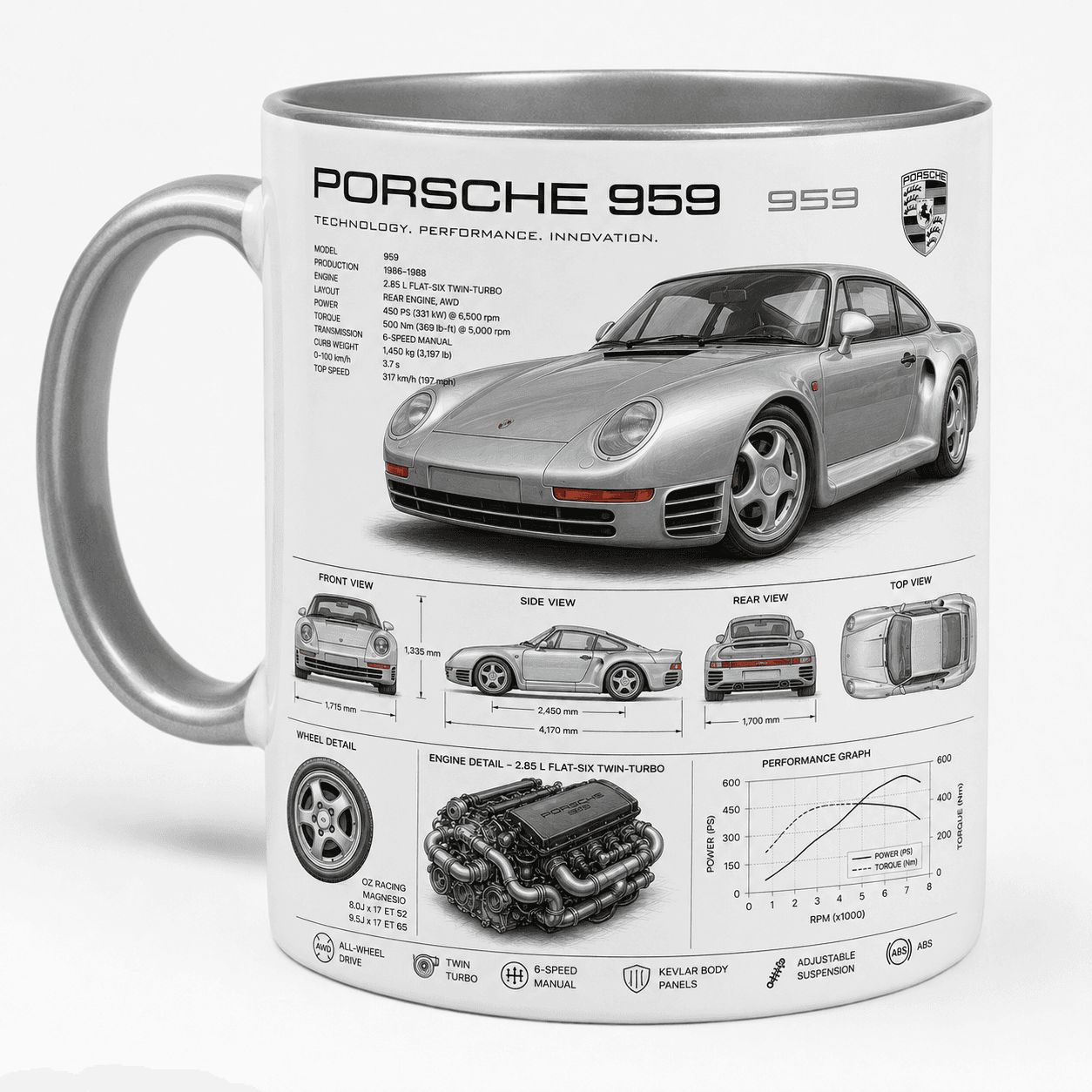 Taza Porsche Modelo 01