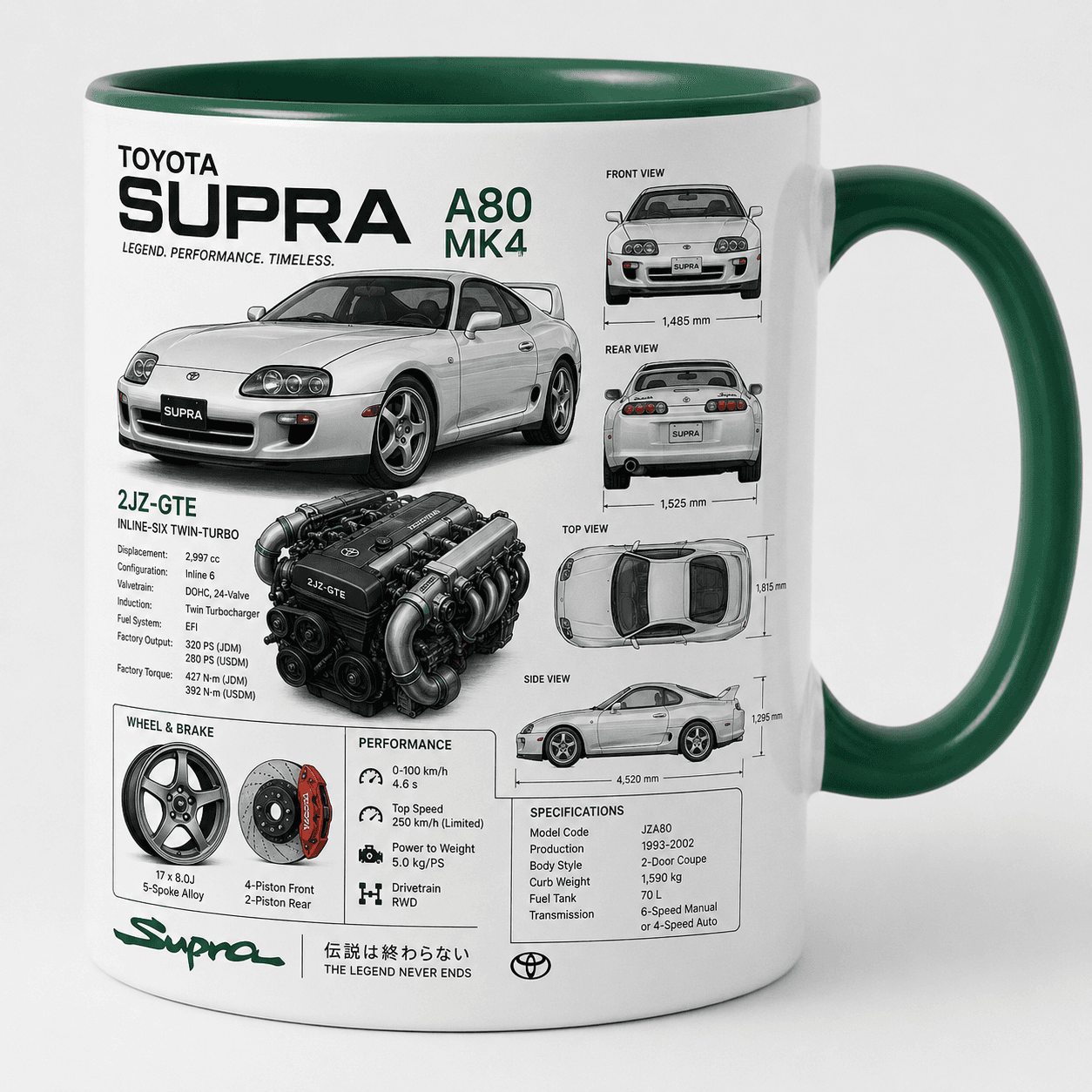 Taza Toyota Supra Modelo 07