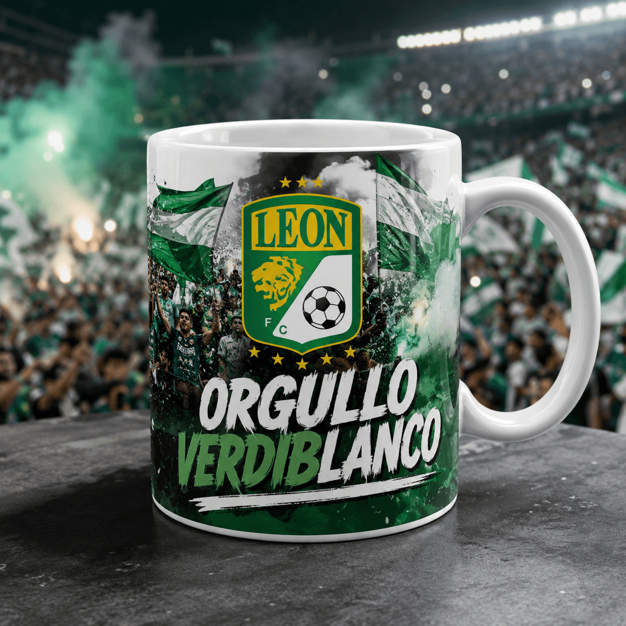 Taza Club León Modelo 7