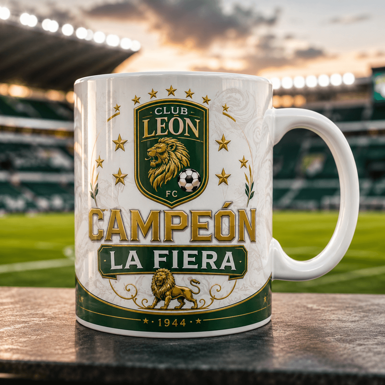 Taza Club León Modelo 8