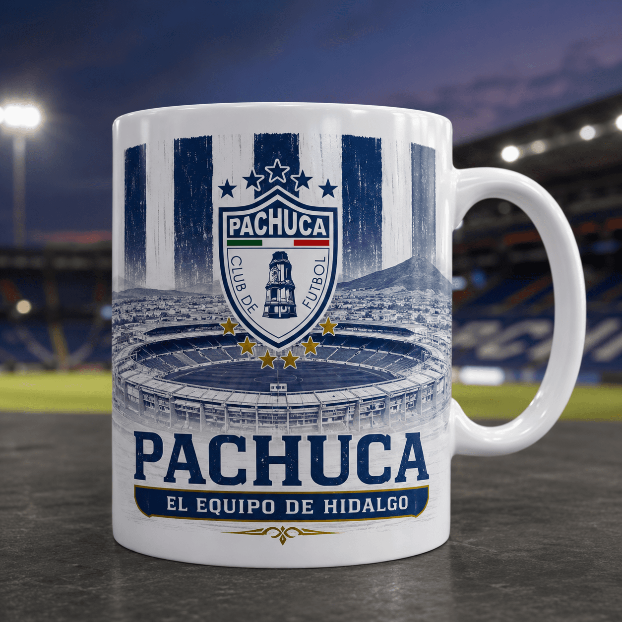 Taza Club Pachuca Modelo 8