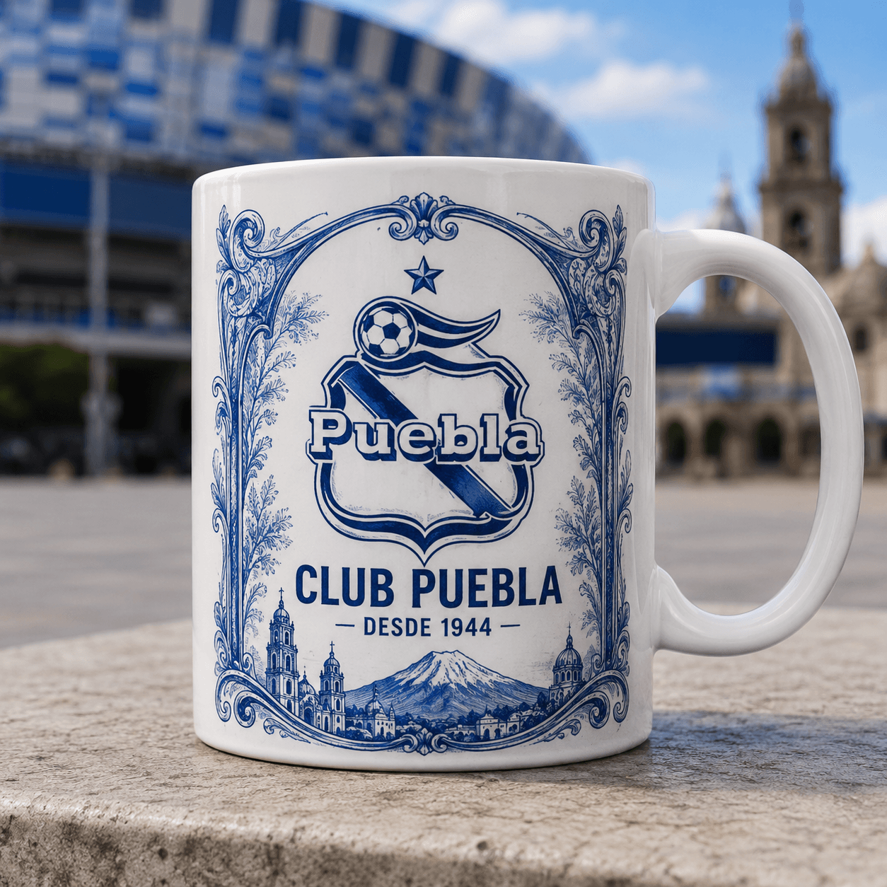 Taza Club Puebla Modelo 3