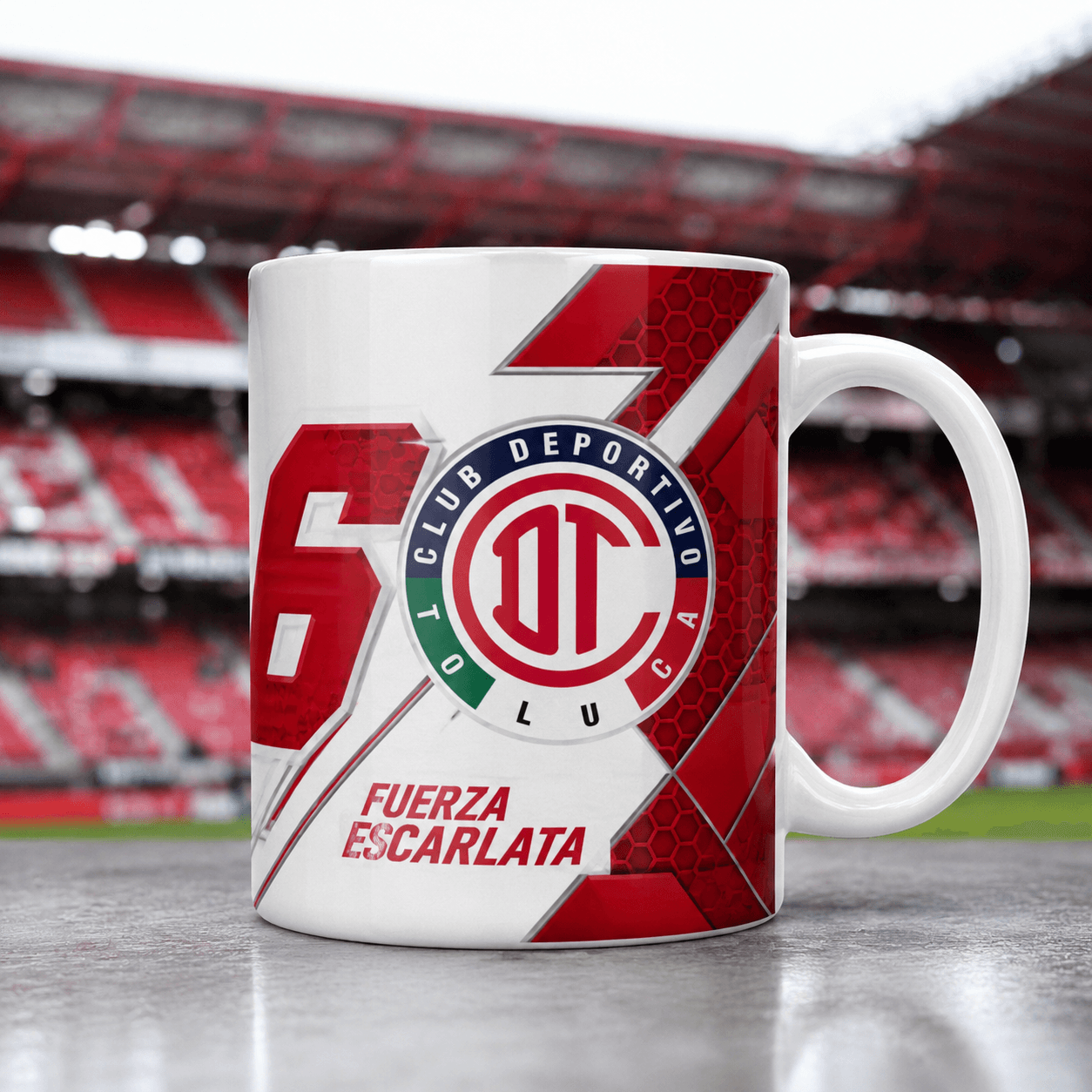 Taza Club Toluca Modelo 6