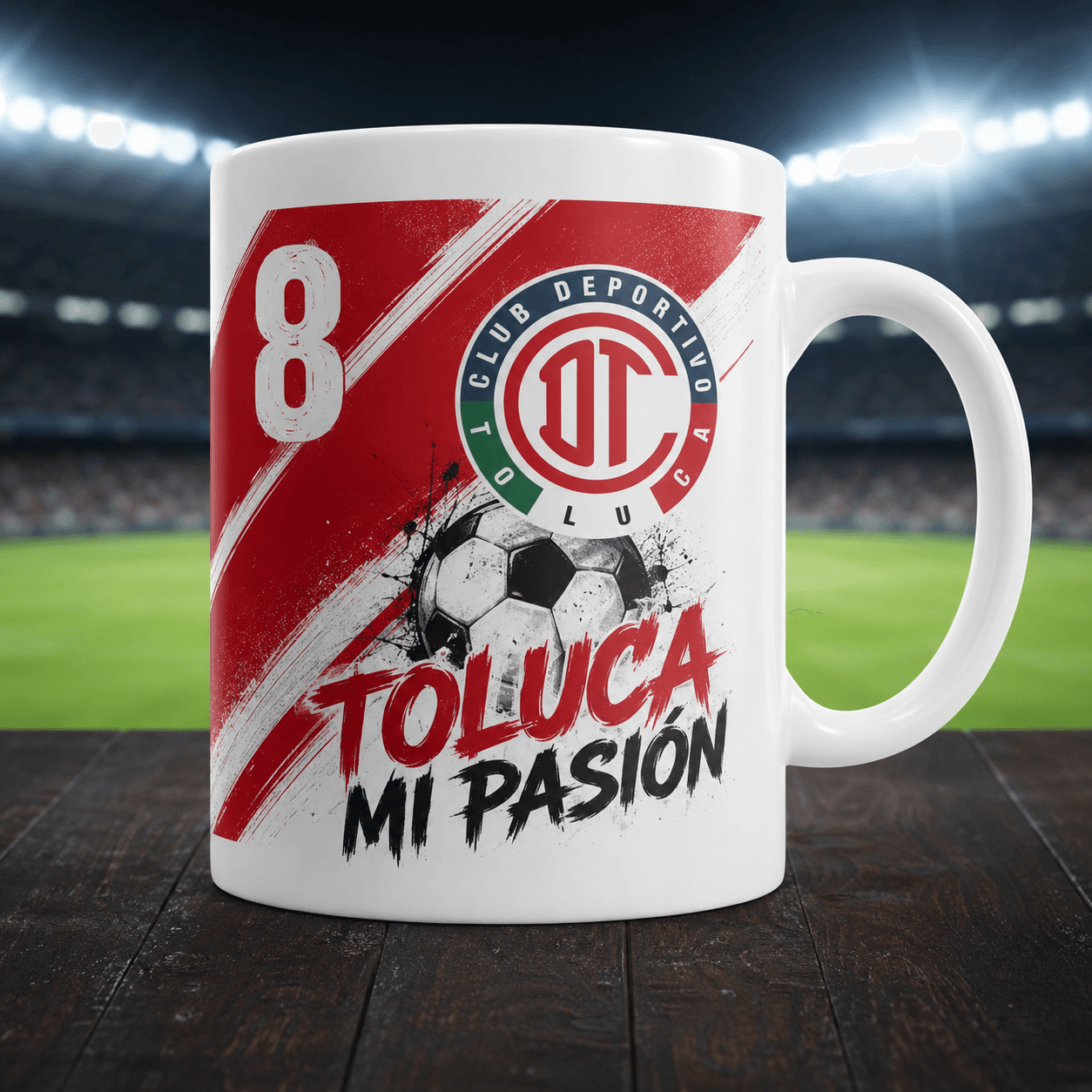 Taza Club Toluca Modelo 8