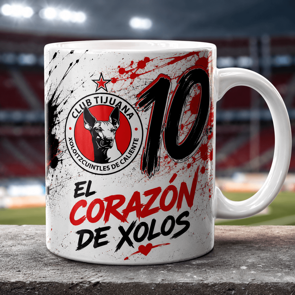 Taza Club Xolos Modelo 10