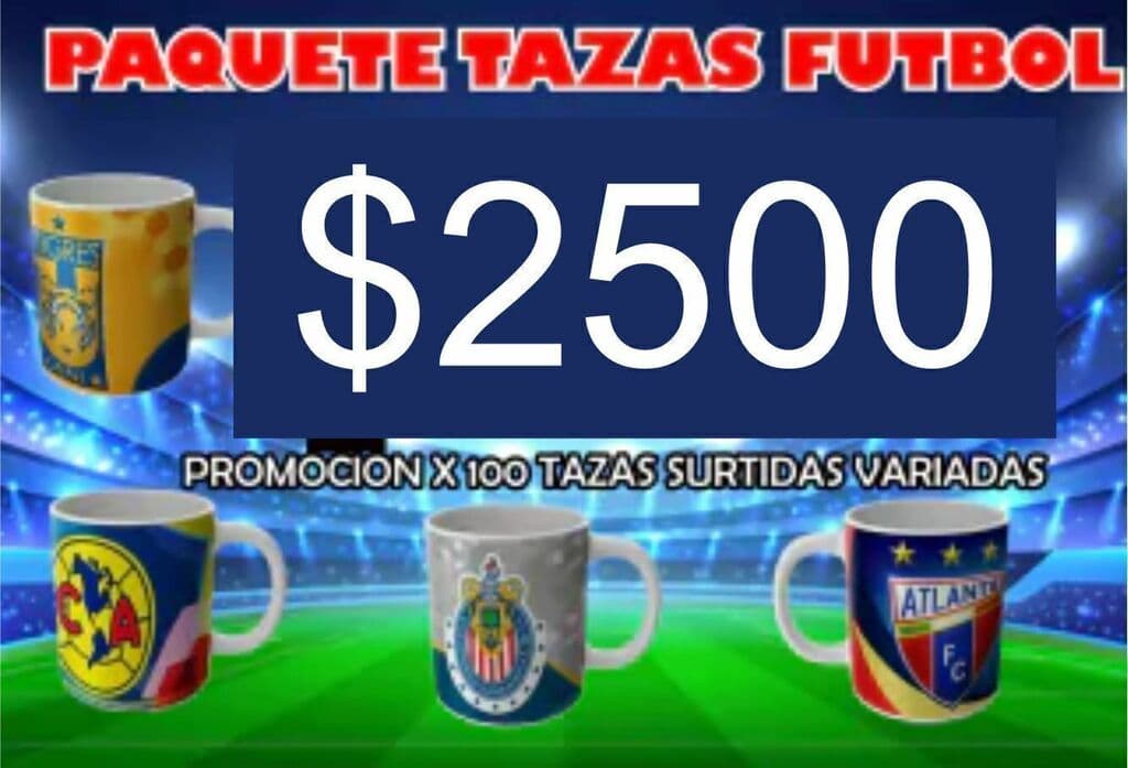 PROMO 100 TAZAS FUTBOL