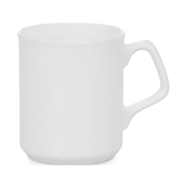 Taza Blanca Asa Cuadrada y Filo Grande 11oz en color Blanco - SKU: SUTZBACFGPZA