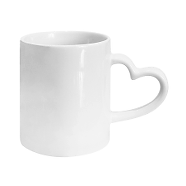 Taza Blanca Mango Corazón 11oz en color Blanco - SKU: SUTZBCAMCPZA