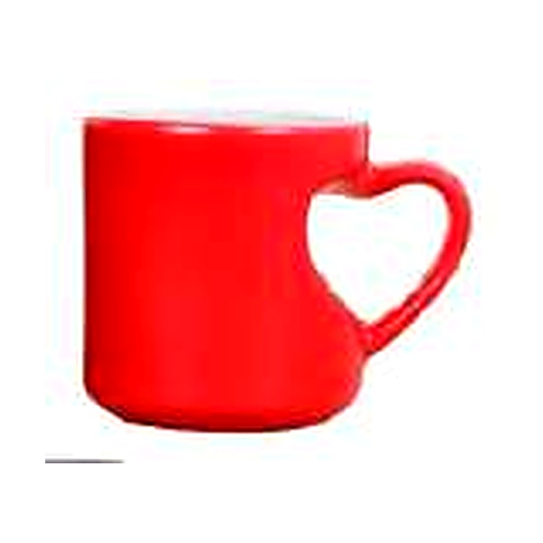 Taza Mágica Cuerpo y Asa Corazón Brillante 11oz en color Rojo - SKU: SUTZMCACBRPZ